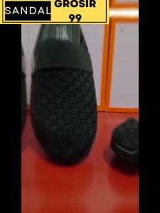 Sepatu Sandal Bustong Wanita Import China Collin brand Rajut flat teplek Korean Style import TX66-H