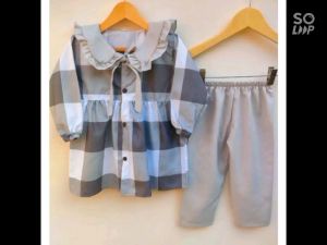 Baju Setelan Muslim Anak / Pakaian Anak Perempuan Cantik 2 3 4 5 6tahun