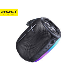 Awei Y525 Portable Outdoor Wireless Bluetooth Speaker with RGB Lights IPX6 Waterproof Support TF Card/AUX/U-Disk