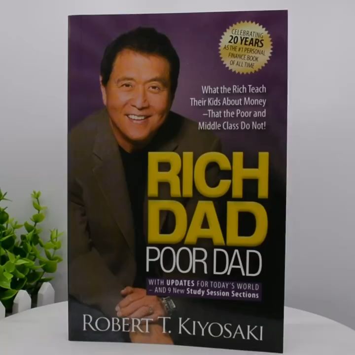 【หนังสือภาษาอังกฤษ】rich Dad Poor Dad Updated 20th Anniversary Edition