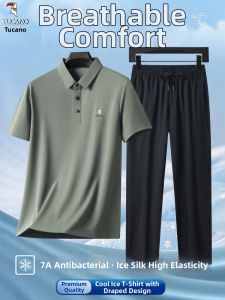 TUCANO | Mens Summer Short Sleeve T-Shirt and Polo Shirt Set
