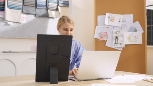 16.1" Portable Monitor 1200P FHD Laptop Screen Extender 360° Rotating Detachable Stand Plug&Play Dual Monitor Ultra-Thin Zero Frame Portable Screen for Laptop/PC/Mac/Windows/PS5