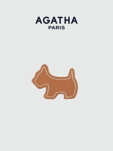 AGATHA | Energetic French Elegance Leather Hair Clip