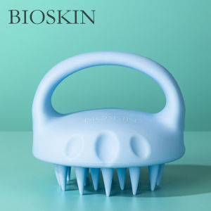 BIOSKIN Silicone Manual Scalp Massager Exfoliator Waterproof Head Scrubber Shampoo Brush Soft and Gentle for Men Women Kids
