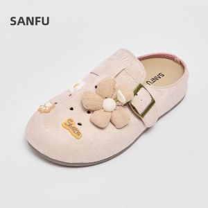 SANFU | Leisure Buckle Sandals Round Toe
