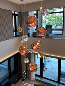 Designer Lava Suspension Light for Loft