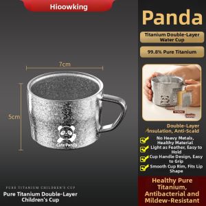 Heqing | Child-Friendly Titanium Double Wall Anti-Scalding Cup