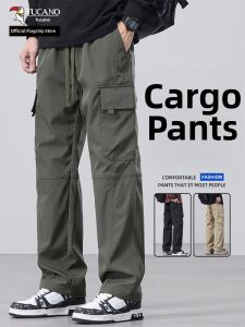 TUCANO | Mens Loose Fit Cargo Trousers with Drawstring