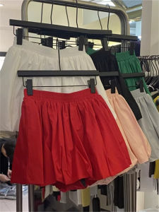 Váy Xếp Ly Chữ a Cạp Cao Cho Phụ Nữ Béo Váy Ngắn Mùa Thu Váy Xếp Ly Váy Bồng Váy Hoa Váy Ngắn Xếp Ly