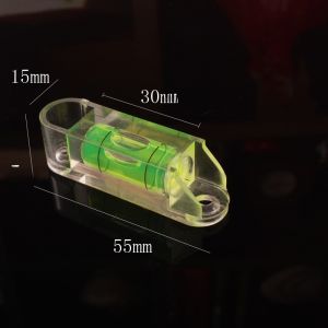 Long Block Hanging Chain Level Bubble Keychain Magnetic Level Instrument Green Light Level Bead Balance Ruler Measurement Tool