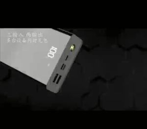 ES PRO Built In Cable PowerBank Smart 22.5W 100000mAh 50000mAh Lithium Polymer 4WIRE Fast Charging Flashlight heavy duty
