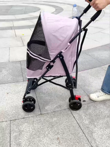 รถเข็นสัตว์เลี้ยง พับได้ รถเข็นสุนัข รถเข็นแมว ขนาดเล็ก น้ําหนัก การดูดซับแรงกระแทก สีหลาย