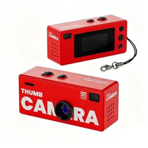 Aitemay G6 Pro Mini Xách Tay máy quay móc chìa khóa-1080P HD Trẻ Em Ngón Tay Cái Máy Ảnh Với Đèn Flash Góc Rộng màn hình LCD Retro Kỹ Thuật Số máy ảnh bỏ túi Cho Quà Tặng & Nhà