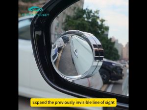 2 Pcs 360 Degree Blind Spot Mirror Wide Angle Car Reversing Rear view Auxiliary Mirrors Large Vision【Ready stock】