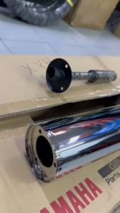YAMAHA RXZ EXHAUST MUFFLER / Silencer Pipe 100% Original