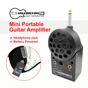 AMP U PLUG N PLAY Next Generation (AMPNG) Mini Portable Guitar Amplifier MP3 Input Music Accessories 扩音器