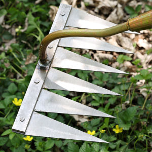 Pharaoh เครื่องมือการเกษตร คราด คราดหญ้า คราดเหล็ก 7ฟัน 6ฟัน 5ฟัน 4ฟัน คราดถากหญ้า คาดหญ้า คราดเหล็ก คาดหญ้าเหล็ก คราด อุปกรณ์ทำสวน