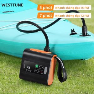 Máy Bơm Không Khí Mini Cầm Tay Chạy Điện WESTTUNE Dùng Ngoài Trời - Máy Bơm Hơi Không Dây Có Chức Năng Xả Hơi Cho Thảm Vật Liệu Cao Su Thân Thiện Với Du Lịch