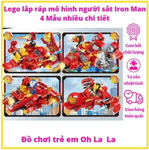 Đồ chơi Lắp Ráp Xếp Hình Mô Hình Người Sắt cho bé - Đồ chơi phát triển trí tuệ