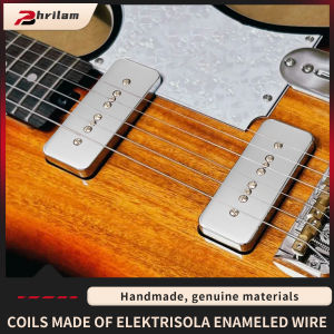 Phrilam  Alnico2 Vintage P90 Soapbar Pickup  Suitable for LP P90 Style Electric Guitar Parts Replacement