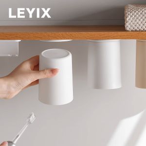 Bình Đựng Nước Súc Miệng Gắn Tường Từ Tính Bộ Đồ Vệ Sinh Cá Nhân Cho Gia Đình Bát Đựng Bàn Chải Đánh Răng Treo Tường Cho Cặp Đôi