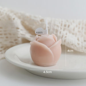 Romantic Love Heart Shape Pink Red Aromatherapy Candle Valentines Day for Wedding Ceremony with Hand Gift Scene Decorations Arrangement