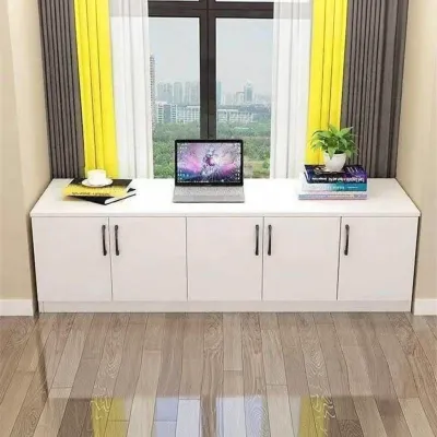 XUANXISHI | UV Resistant Storage Bench Customized Real Wood Window Bay Cabinet