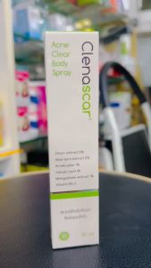 Clenascar Acne Clear Body Spray 50ml. คลีนาสการ์ แอคเน่ เคลียร์ บอดี้ สเปรย์ 50มล.