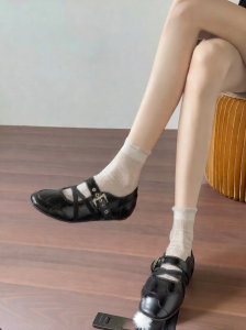 Agsdon | Retro Ballet Buckle Decon Shoes