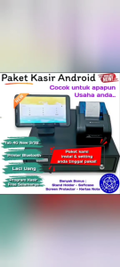 Paket kasir tab android untuk usaha toko restoran dan usaha umkm lain