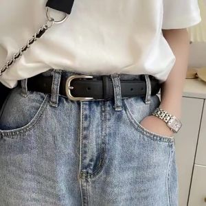 Thắt lưng nam nữ bản nhỏ mặt chì dây nịt Broobelt đi học đi làm phong cách Hàn Quốc bản 2.8cm TL08