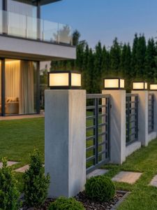 VINCAN | Solar Outdoor Chinese Style Garden Post Light