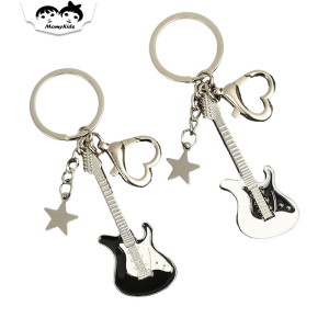 COD Gantungan Kunci Gitar dan Bintang untuk Pecinta Musik Nuansa Vintage KEY19