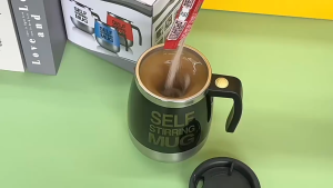 New Automatic Self Stirring Magnetic Mug Creative Stainless Steel Coffee Milk Mixing Cup