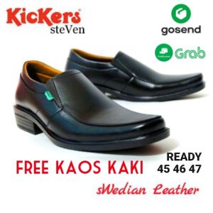Sepatu PAntofel Kerja Sepatu Formal Kickers Pria Ready Ukuran Besar Big Size 45 46 47