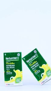Herbavomitz Sirup 60ml - Herba untuk Kembung Mual dan Gangguan Lambung Lain - 6 Box