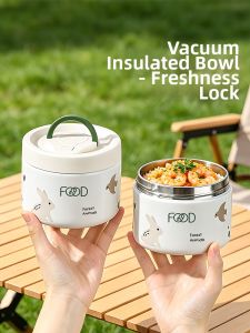 YOULUNMEI | Ultra-Long Insulated Stainless Steel Bento Box 24h