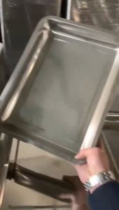 KHAY inox dày cao 4.8cm dùng đựng thực ăn  hấp cơm đa chức năng  đựng phụ tùng