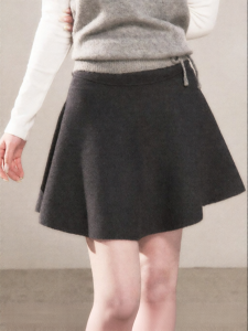 YIKEXIAOYEMEI | Chân Váy Mini A-Line Ôm Cao Waisted