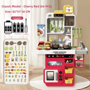 Pretend Play Cooking Toy for Little Girls 3-6 Years