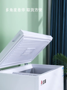 330L Chest Commercial Freezer | Large Capacity Deep Freezer for Restaurant Cafe Shop | Energy Saving White Chest Freezer