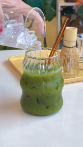 callingbrown [🍵พร้อมส่ง🍵] Home cafe เซ็ท มัทฉะ ถ้วยชงมัทฉะ แบบใส อุปกรณ์ชงมัทฉะญี่ปุ่น ที่ชงชา ถ้วยชงชา