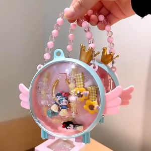Aksesoris Perhiasan Anak Gift Box Set Kalung Ikat Rambut Hair Clip Motif Kartun Anak / Set Jepit Rambut Karakter Anak Perempuan (Cocok Untuk Kado Hadiah Souvenir)