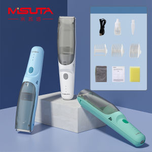 *MISUTA New 2 in1 Electric Baby Children Hair Trimmer | With Suction Waterproof Rechargeable Automatic Hair Cut Clipper