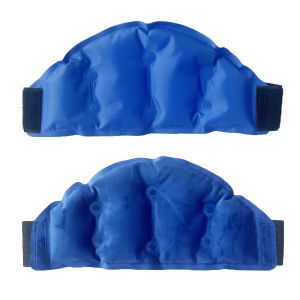 PVC Gel Bead Neck Ice Pack Reusable Plush Hot Cold Compress Bag Comfortable Portable Cooling Bag for Outdoor Camping Travel