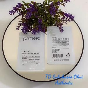 Gói sữa rửa mặt kiêm tẩy trang Primera mới ra mắt PERFECT OIL TO FOAM CLEANSER 4ml