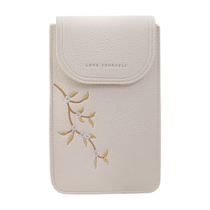 TAOHUALIHUA | Elegant Embroidered Mini Crossbody Bag