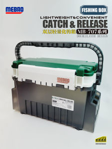 Super Lightweight Thickened Large Capacity Fishing Box with Rod Storage Bracket Multi-Functional Seating Design for Sea And Bank Fishing