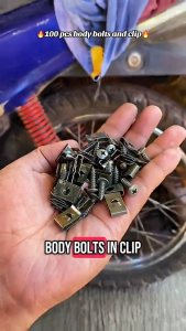 Metal U-Type Clips Anti-Rust Self Tapping Screw Fasteners for Automotive and Motorcycle Use