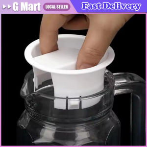 1Pcs White Hot/Cold Water Carafe Pitcher Lid Cover Food Grade Plastic Anti-Dust Leakproof Lids Stoppers for Bistro Pitcher